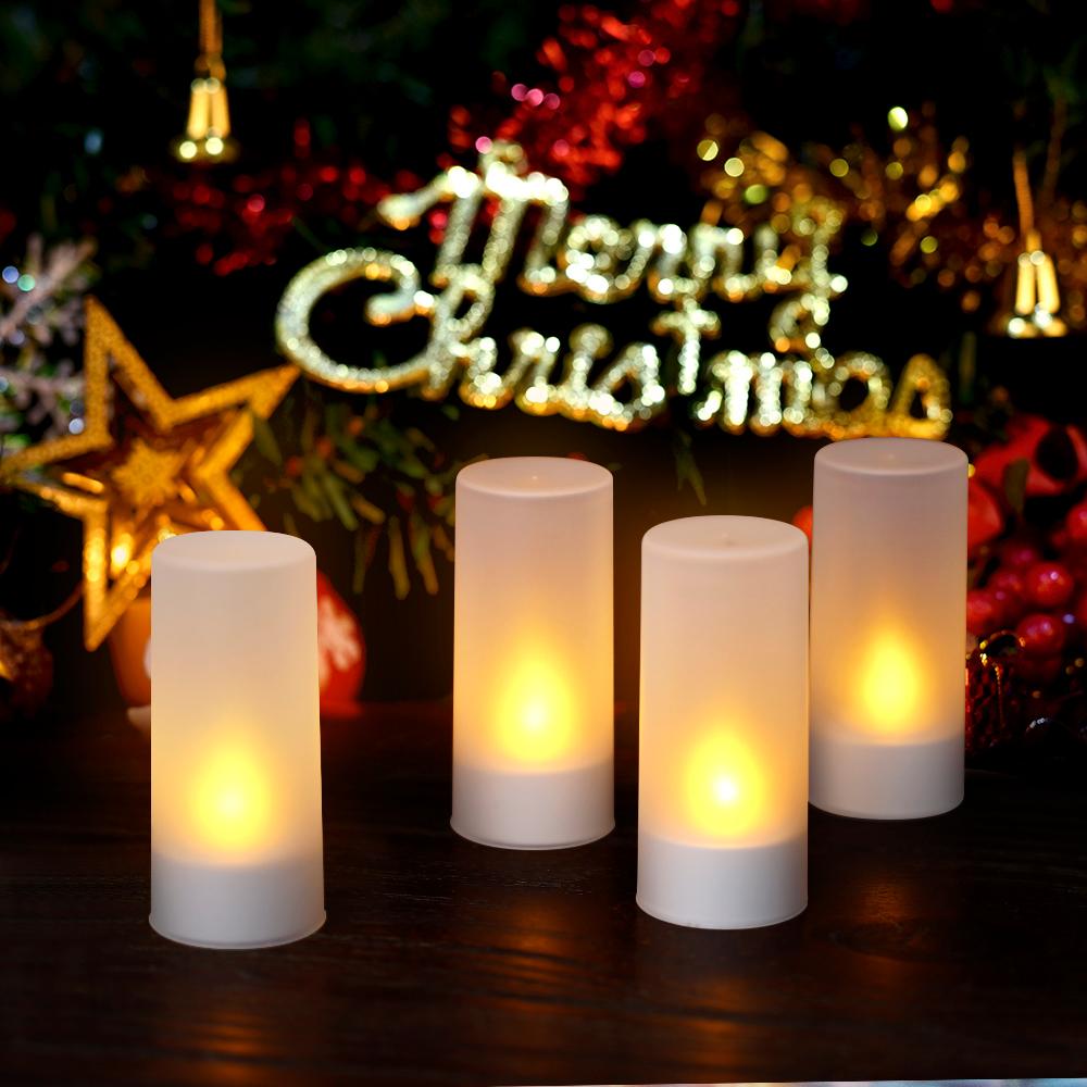 Set 12 Nến Điện Tử Sạc Điện Đèn Led