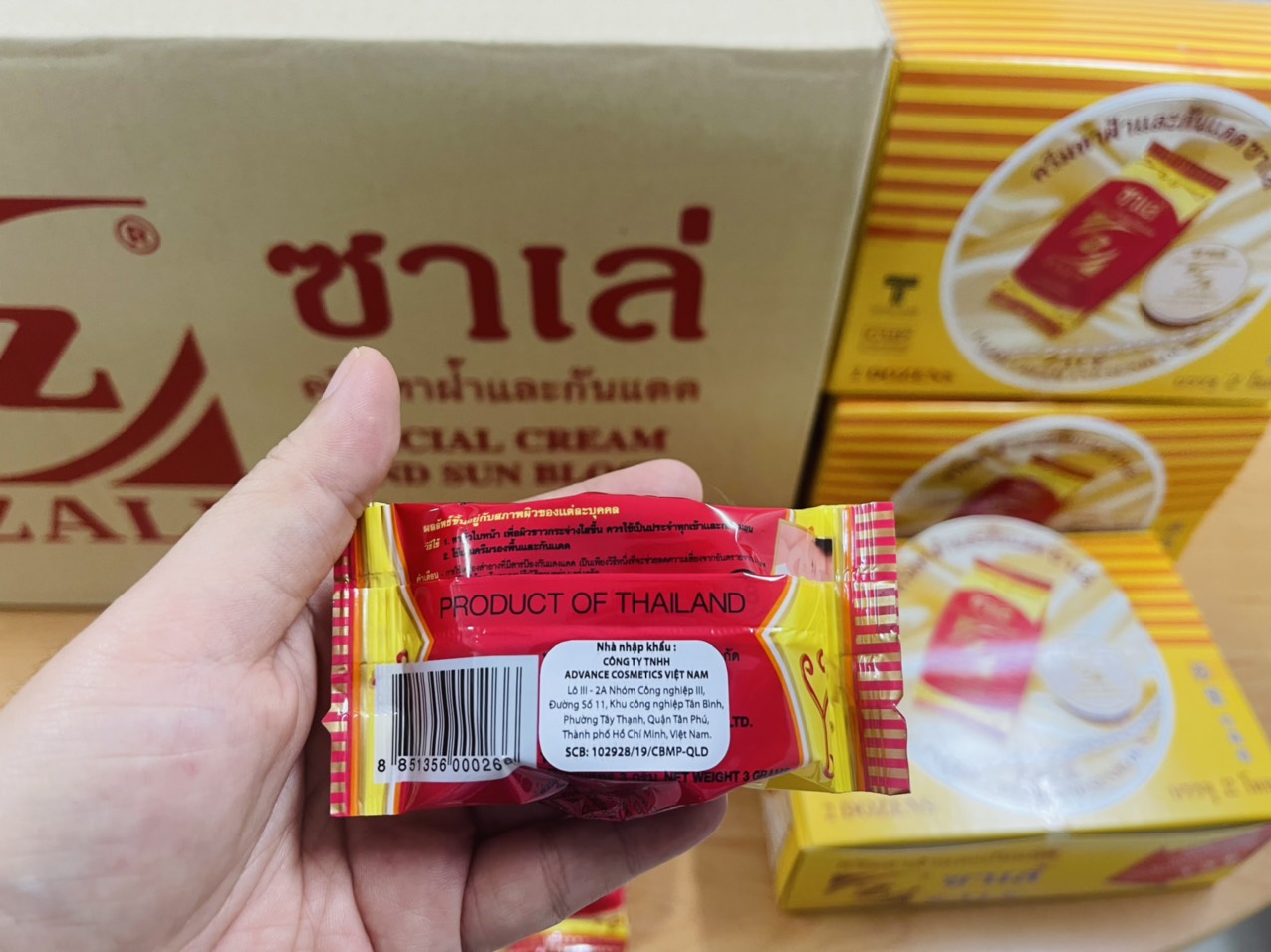KEM ZALE VÀNG 3GR THÁI LAN - NHẬP KHẨU