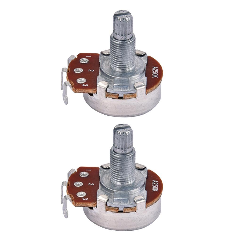 A250K Audio   Potentiometer Pot for Electric Bass Accessory Pack of 2