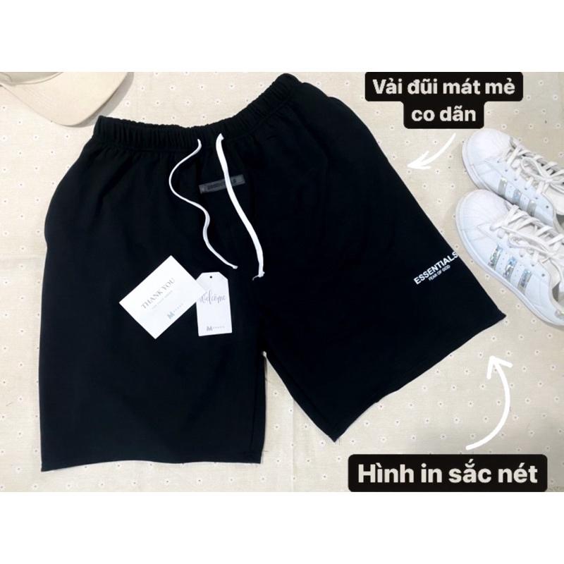 Quần short nam, quần đùi nam thể thao essential chất thun lạnh streetwear Mophus MQ006