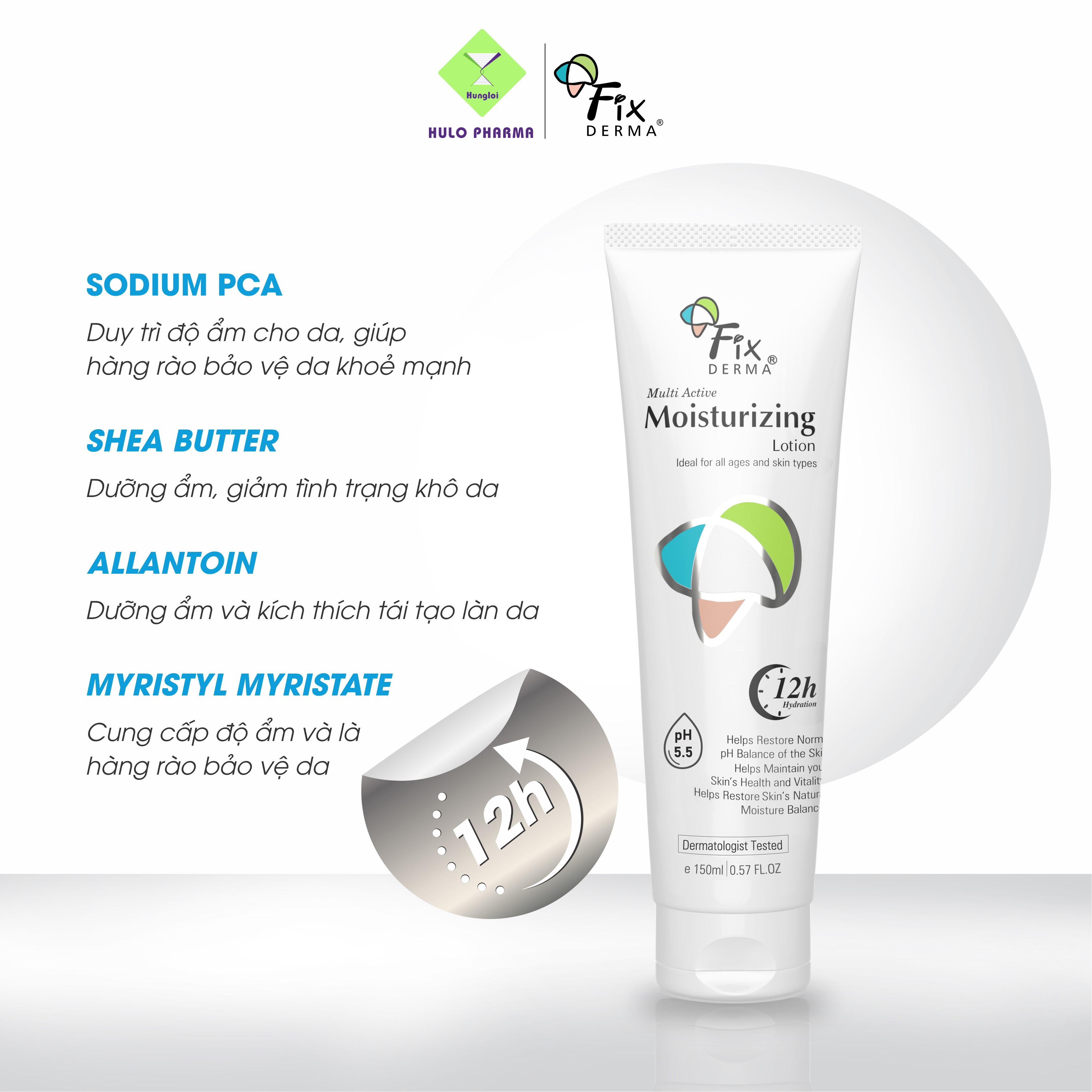 Kem dưỡng ẩm Fixderma Multi-Active Moisturizing Lotion (150ml)