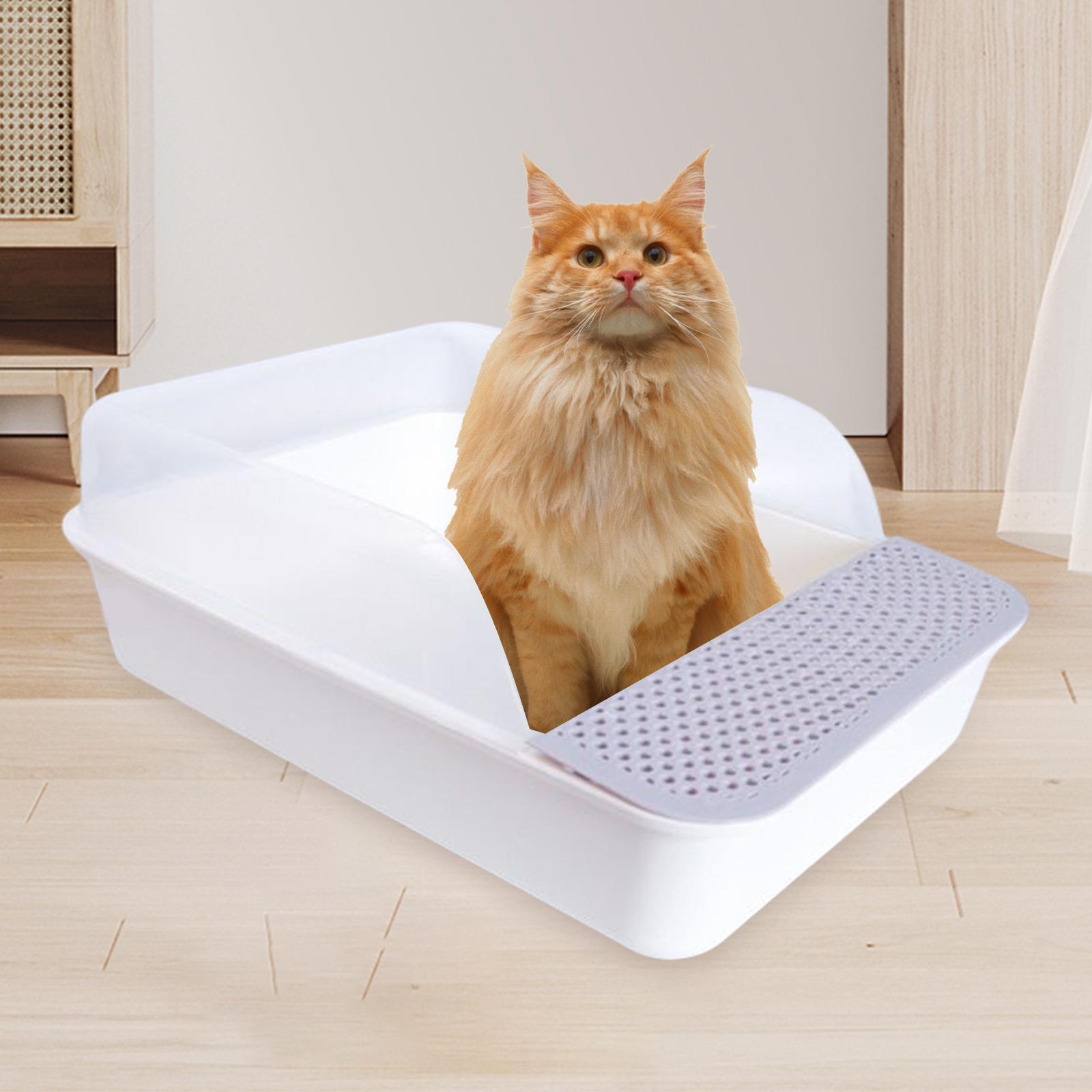Open  Tray Sturdy Sandbox for Rabbit Indoor Cats Cats Supplies