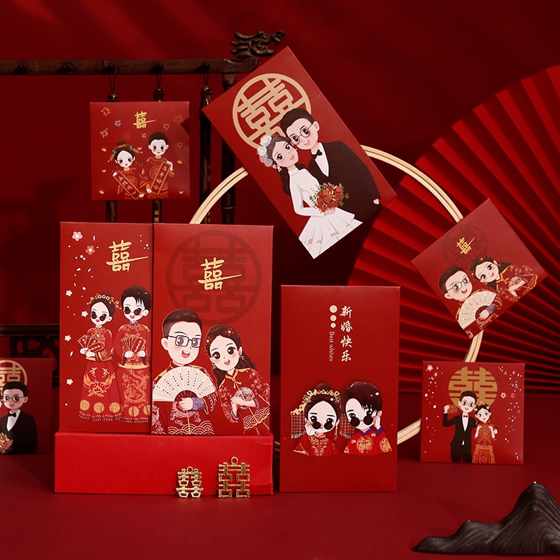 Bao lì xì hỷ mừng cưới xinh xắn