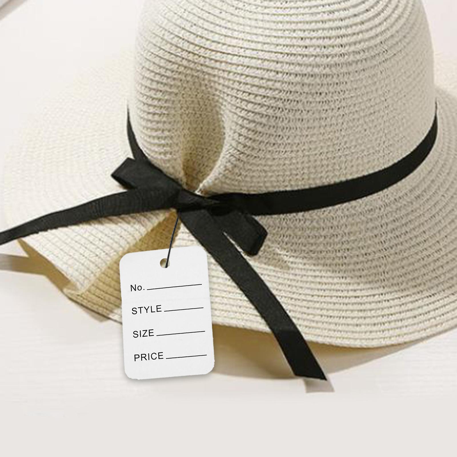 1000 Set Clothes Price Paper Tags Cards Gifts Labels with Holes for Wedding Birthday Valentines Gifts Decorations