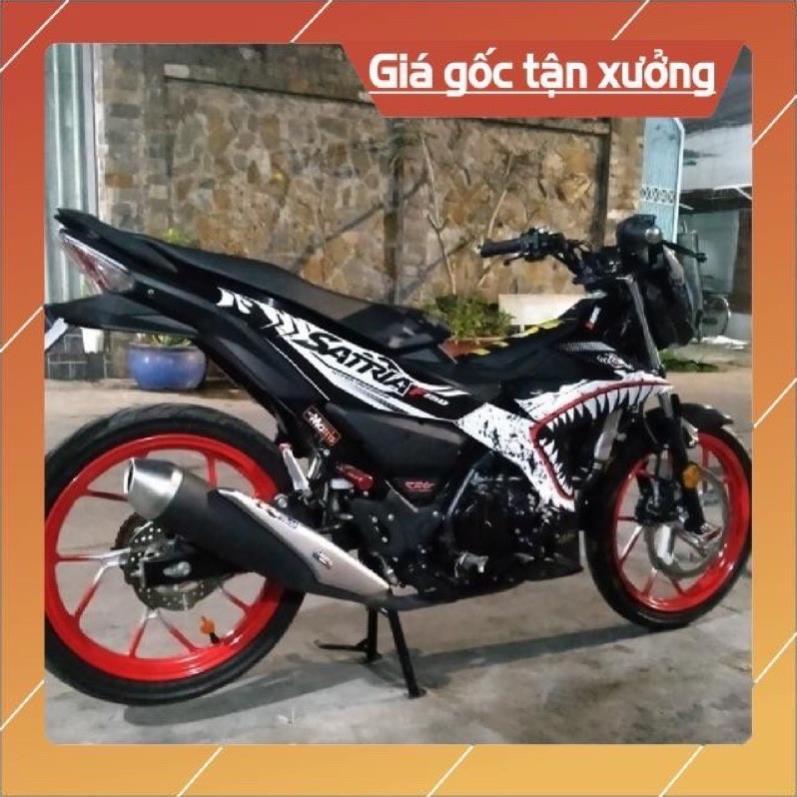 Tem rời cá mập Satria Fi bảo hành màu sắc vĩnh viễn