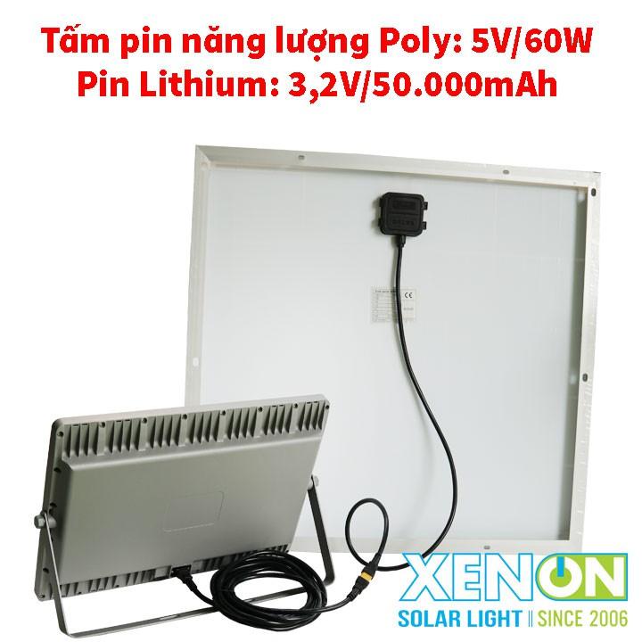 Đèn pha năng lượng mặt trời 500w cao cấp dây dài 1m DL05