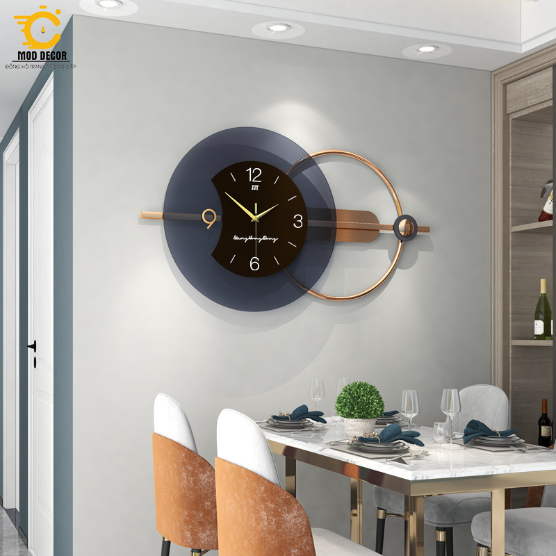 Đồng hồ treo tường phòng khách phong cách Bắc Âu mã JT2196-100
