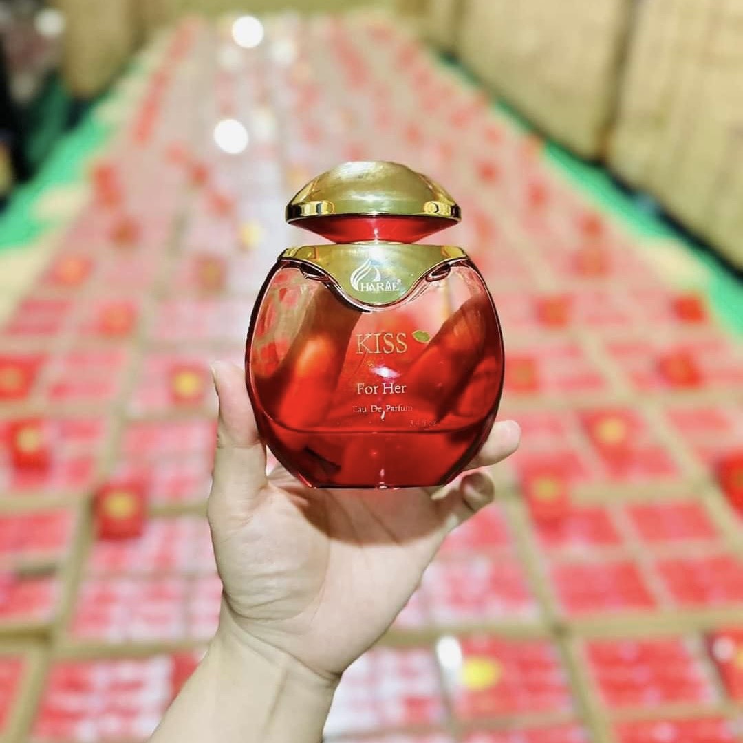 ( Phiên Bản mới nhất 2024 ) Nước hoa nữ Charme Kiss 100ml + tặng 1 chai 35ml