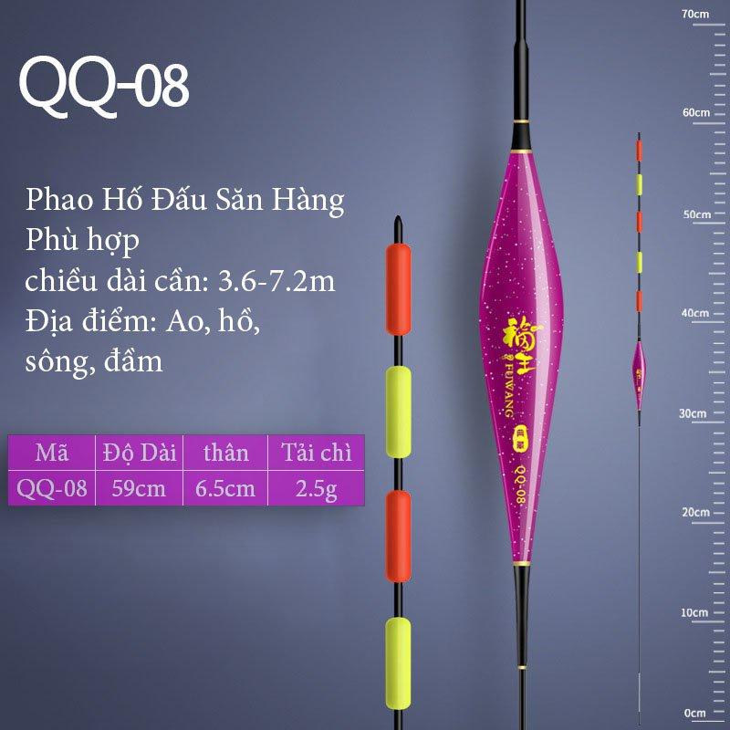 Phao câu - Phao hố đấu săn hàng, phao câu đơn câu đài săn cá 5 size, chất liệu nanomet mã QQ