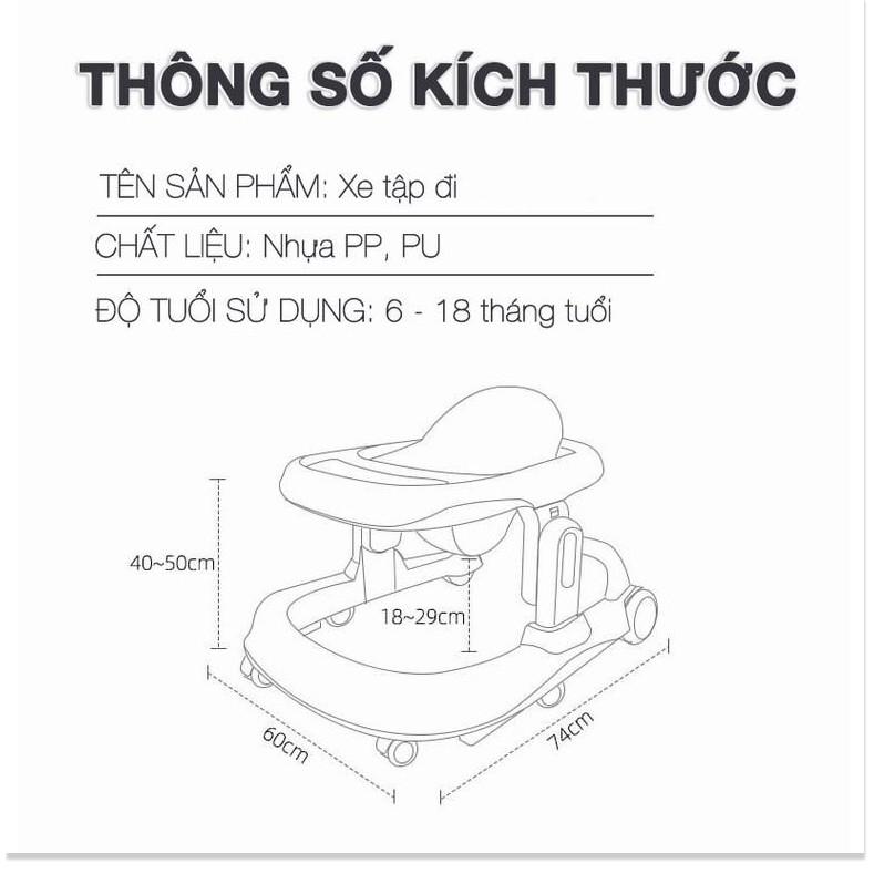 ️ XE TẬP ĐI BABY WALKER ĐA NĂNG FULL option