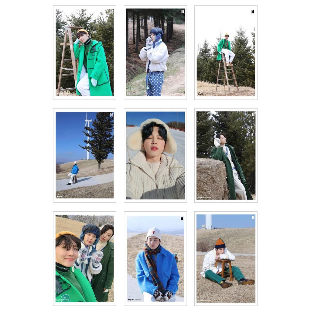 Lomo Card 63 ảnh BTS -Winter Package 2021 Naver