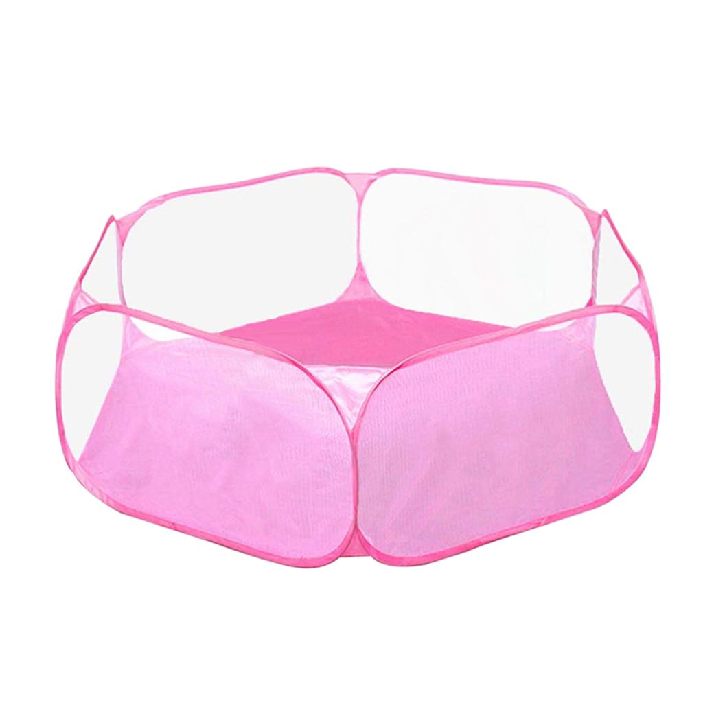 3x Foldable Small Pet Playpen Cage Tent Portable Yard Fence For Reptiles