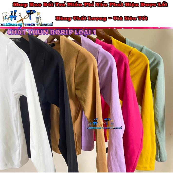 Áo kiểu croptop nữ đẹp ôm body tay dài cổ vuông sexy phong cách hàn quốc cực dễ thương mẫu mới thời trang 2021-A22  -TE