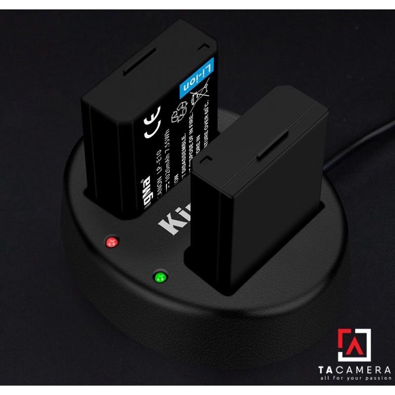 Pin - Sạc Đôi KingMa Cổng USB Dành Cho Canon LP-E10 - Hàng Chính Hãng