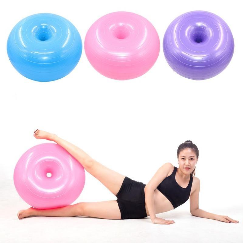 Bóng tập Yoga trơn hình Donut 50cm( kèm bơm) chính hãng SPORTY YGB29 Dùng Để Tập Yoga Và Các Bài Tập Thể Thao