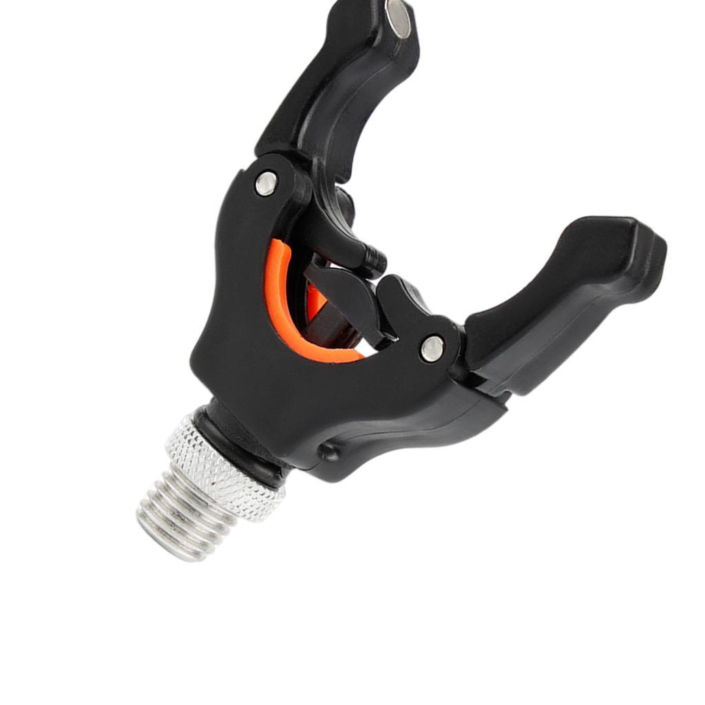 Nylon Aluminum Alloy Fishing Rod Grip Rest Head Y Shape Fishing Pole Support Bracket Holder Black Fishing Pole Support Head