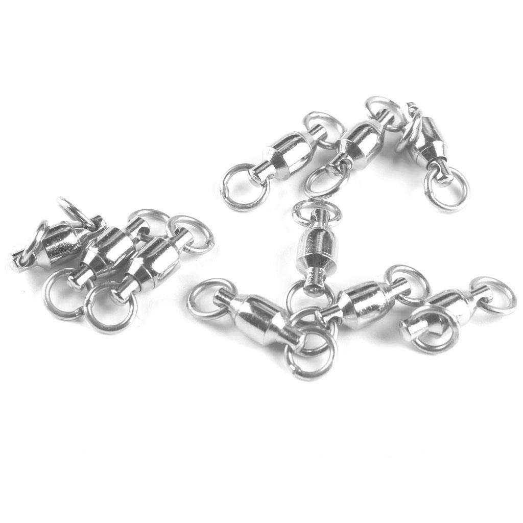 35pcs Heavy Duty Fishing Swivel Ball Bearing Swivels Sea Fishing Accessories