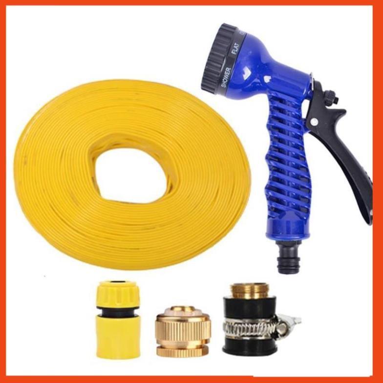 Bộ dây và vòi xịt tăng áp lực nước,rửa xe, tưới cây 7-10m  206843