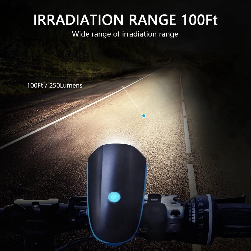 Đèn LED Sạc USB Gắn Xe Đạp Tiện Dụng