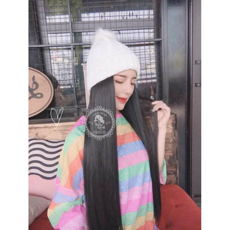 Tóc mũ len thẳng️ cao cấp