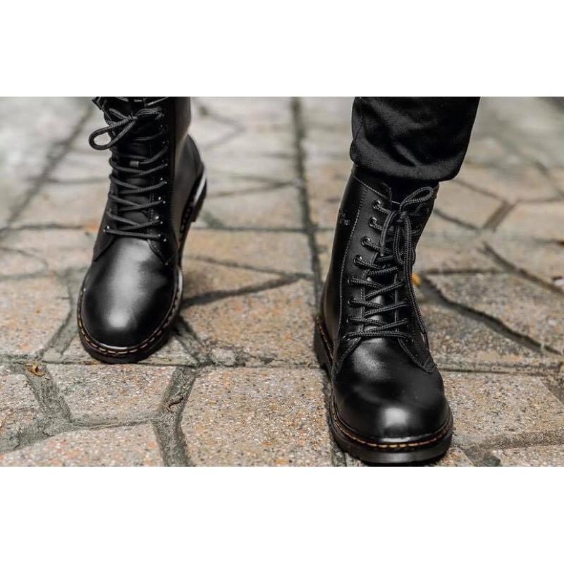 Giày đốc buộc dây cao cổ, combat boot