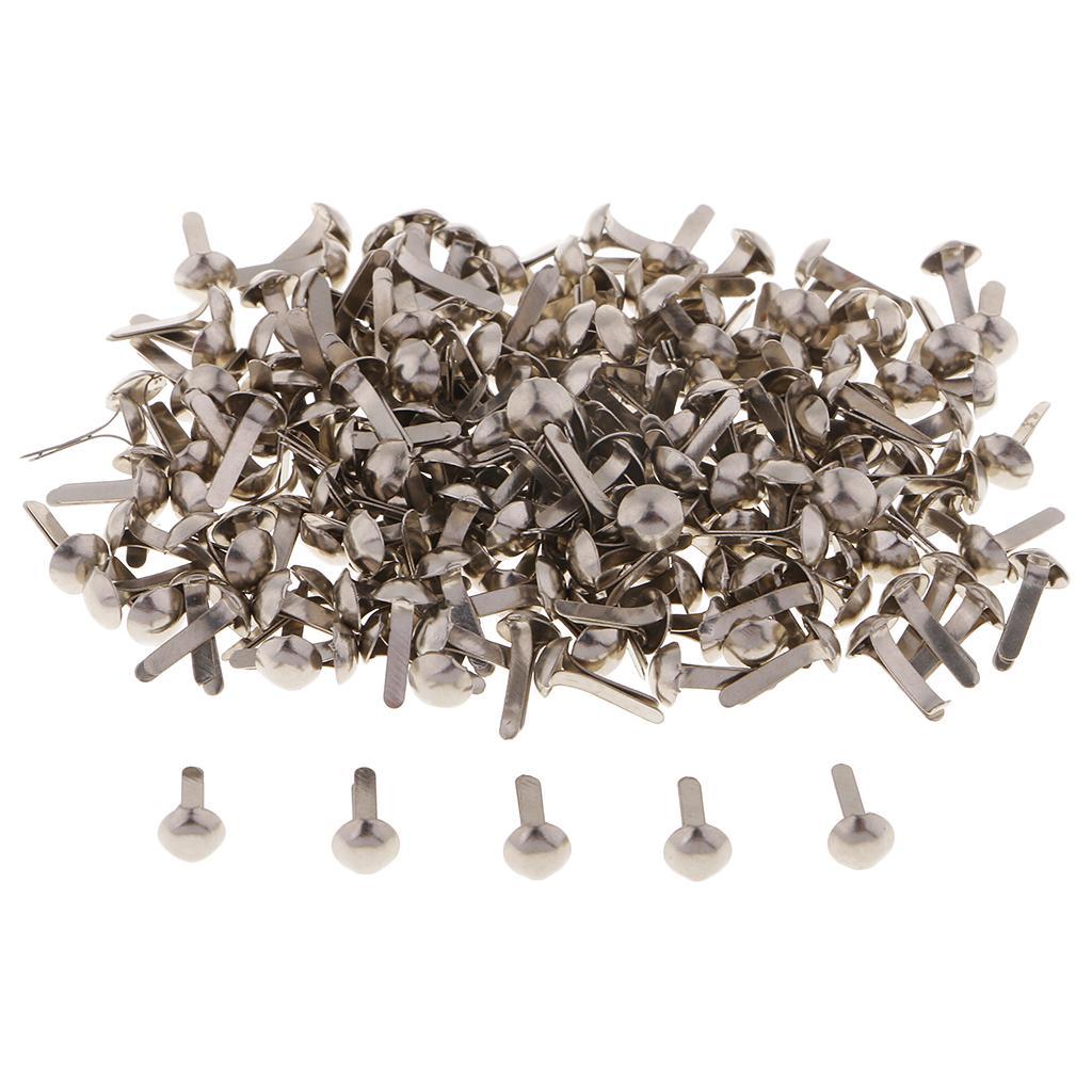 600pcs Metal Brads Decorative Paper Fasteners Scrapbooks Crafts Decorations