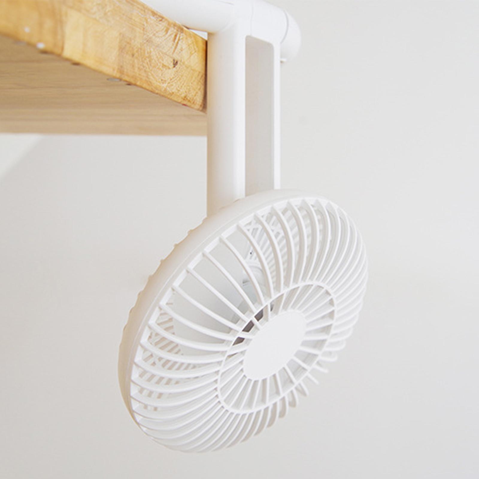 Portable Desk Fan Mini Fan for Desk Folding Small 3 Speeds Adjustment Personal Cooling Fan Makeup Fan for Desk Camping Bedroom