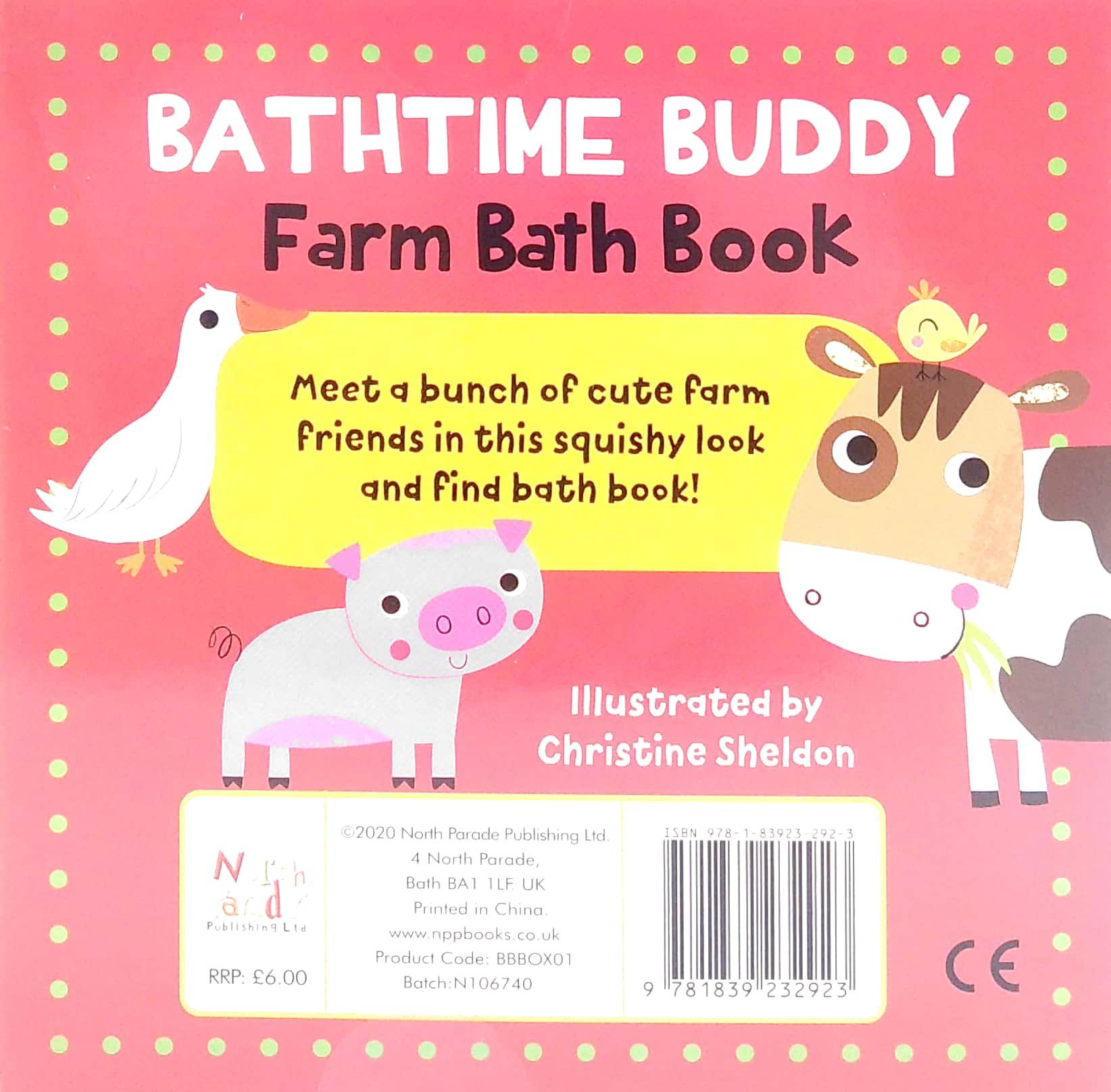 Bathtime Buddy Book - Farm