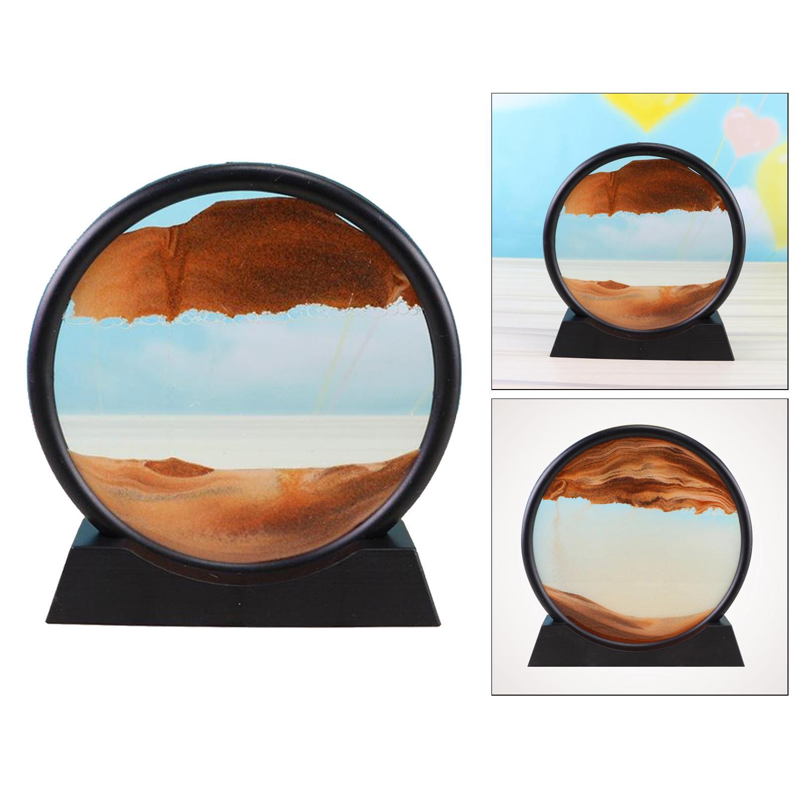 2x Moving Sands Art Pictures Dynamic Sand Picture Sand-scape