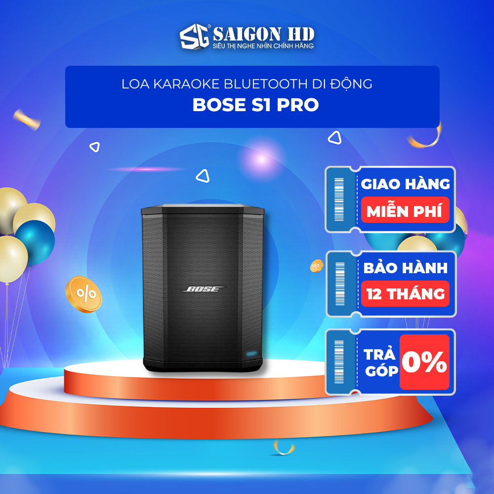 Loa karaoke bluetooth di động BOSE S1 Pro - Hàng chính hãng