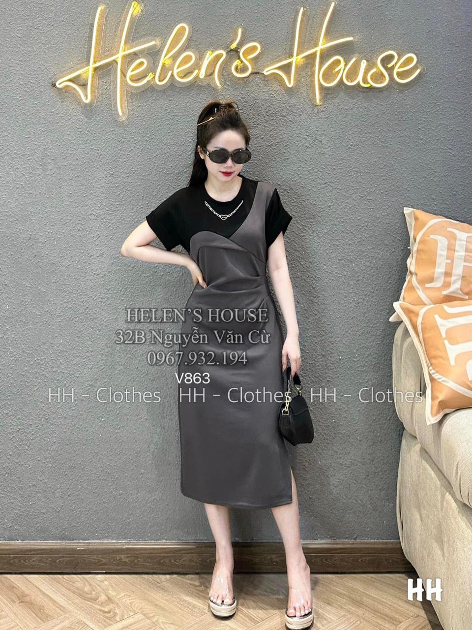 VÁY ĐI CHƠI, VÁY SUÔNG, VÁY YẾM PHA CỔ XÍCH CỰC HOT