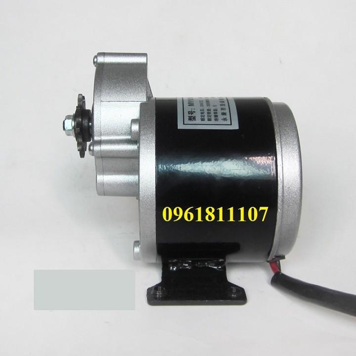 combo motor xe điện giảm tốc 24V 350w xài tay ga