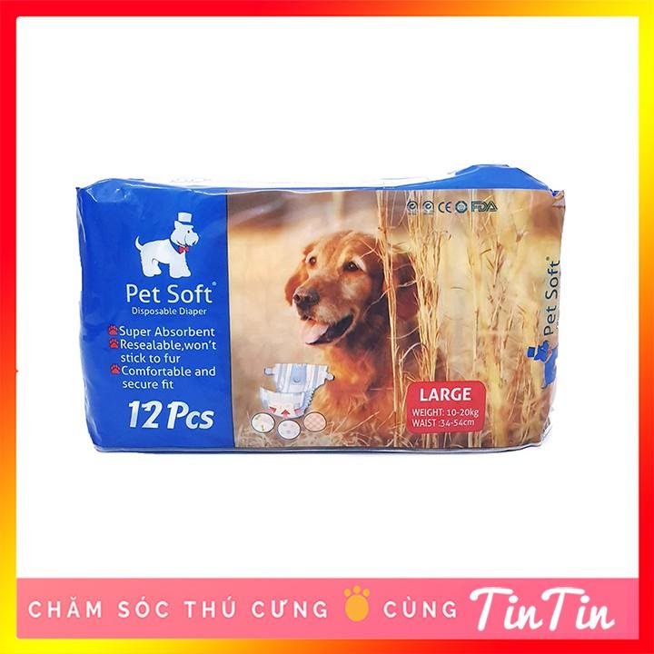 Bỉm Tã Dành Cho Thú Cưng Pet Soft (Bịch 12 Chiếc) Giá Rẻ