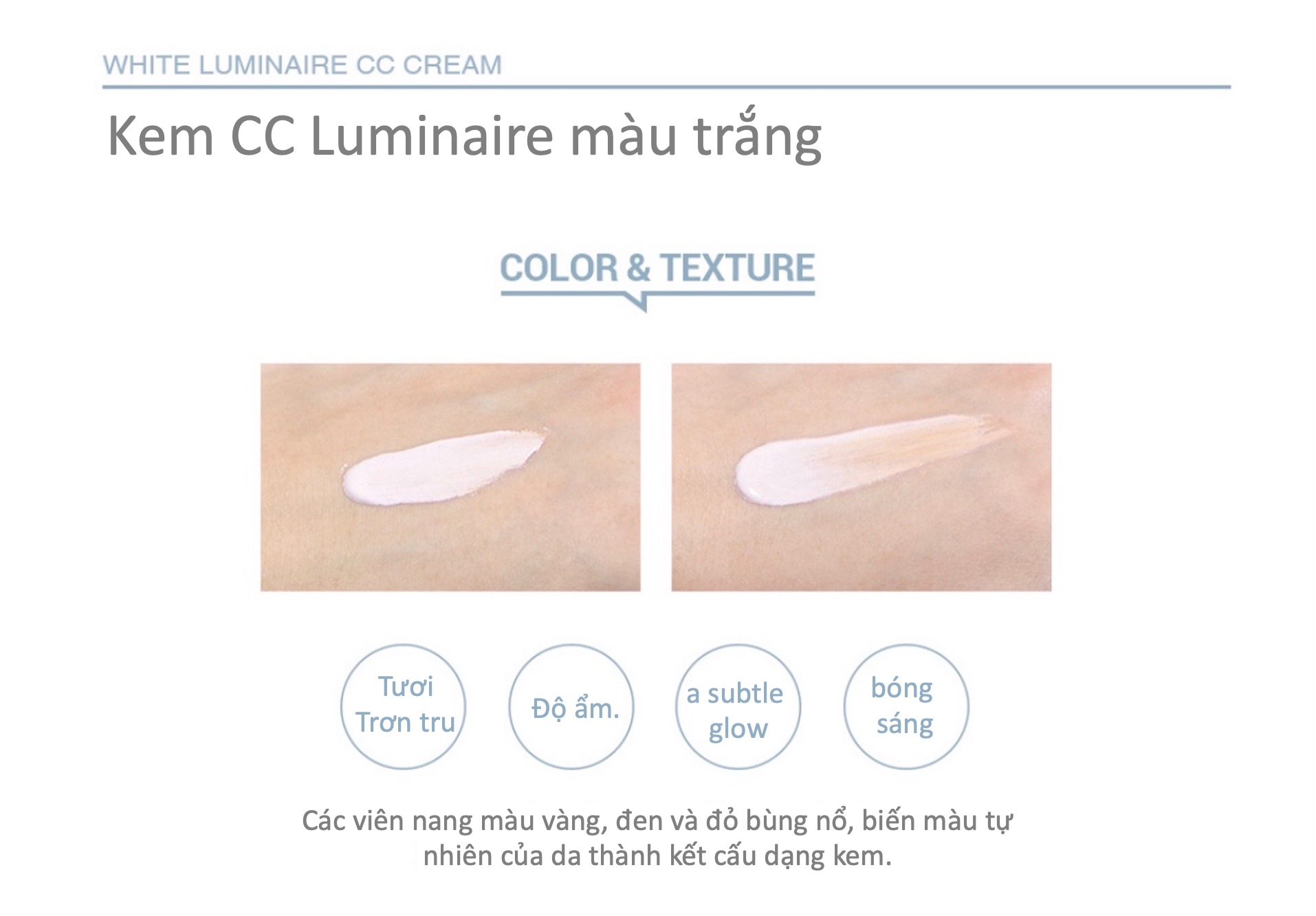 KEM TRANG ĐIỂM NOTS WHITE LUMINAIRE CC CREAM