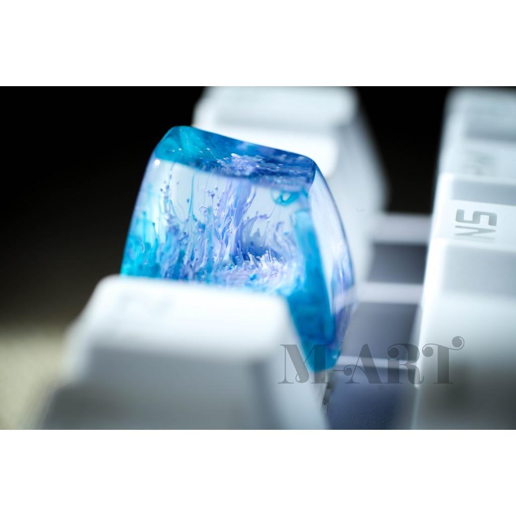 &quot;Nút dành cho Bàn Phím Cơ&quot; chủ đề Blue Texture - Blue Texture resin keycap