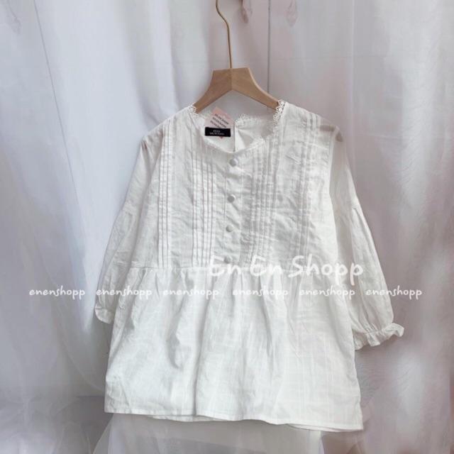 Áo babydoll hàng cúc mới-ảnh thật cuối