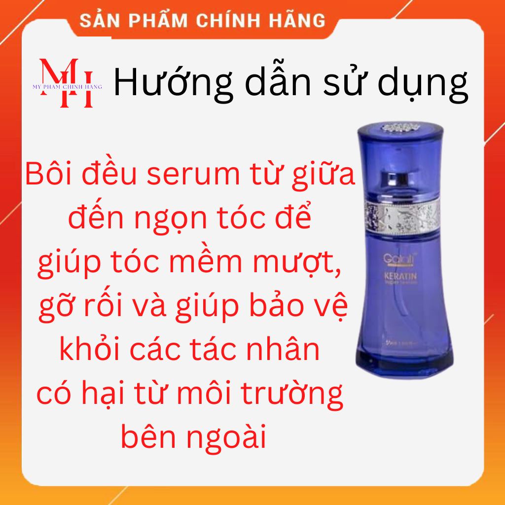Serum dưỡng tóc cao cấp Hair Serum Galati - Người Việt tự hào dùng hàng Việt