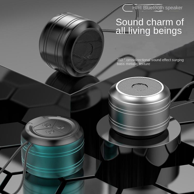 Loa không dây Bluetooth V5.0 Loa di động ngoài trời mini 3W Loa siêu trầm Cuộc gọi rảnh tay có Mic Màu sắc: Xanh cỏ