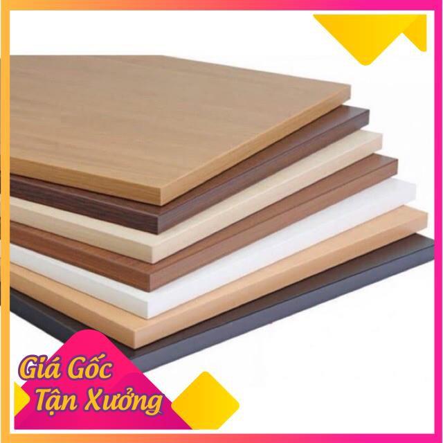 1 tấm gỗ mdf lõi xanh rộng 30cm dán 4 cạnh (có sẵn) làm kệ mặt bàn tuỳ ý