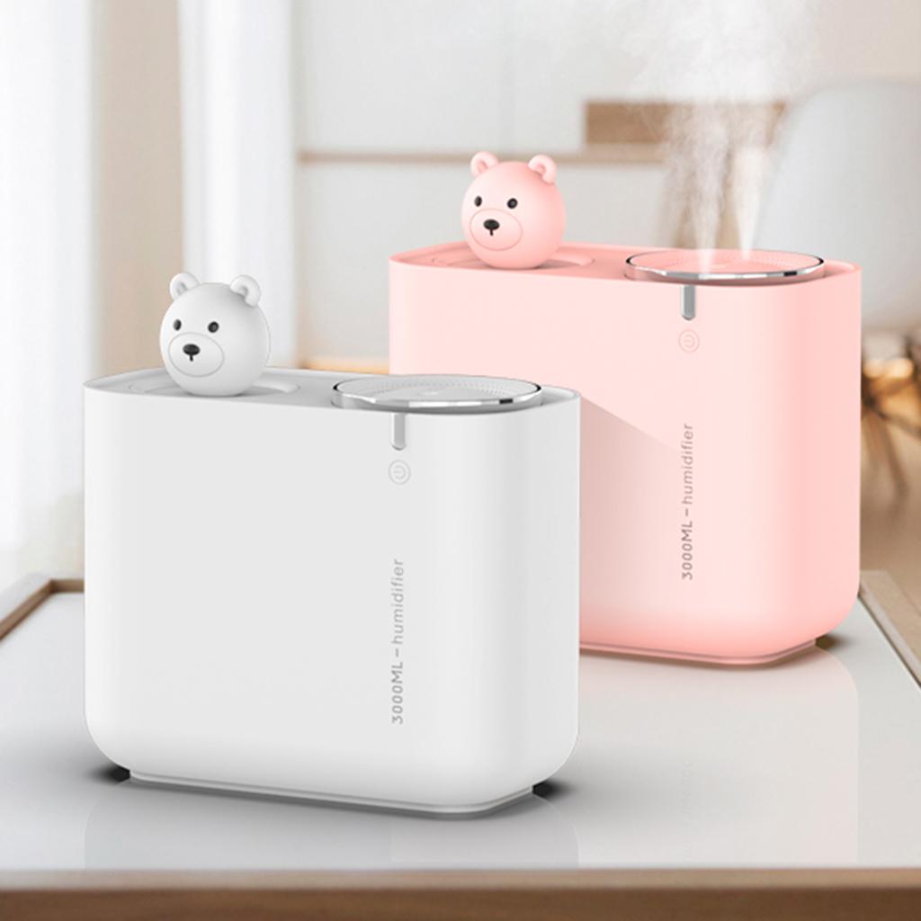 Top Fill Cool-Mist Humidifier for Bedroom, Essential Oil Diffuser - Smart Ultrasonic Humidifier for Home, Large Room with Auto Shut Off, 3L Water Tank
