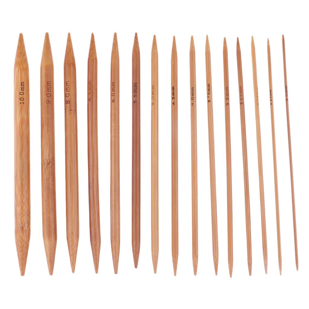 93 Pieces Carbonized Bamboo Straight Knitting Needle &amp; Circular Knitting Needle with Colorful Tube