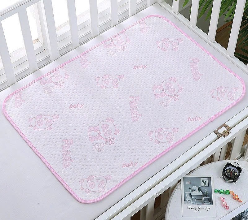 Tấm lót chống thấm cho bé 4 lớp thoáng khí, miếng lót chống thấm nằm trực tiếp, miếng lót em bé sơ sinh (Họa tiết ngẫu nhiên) - Henrysa