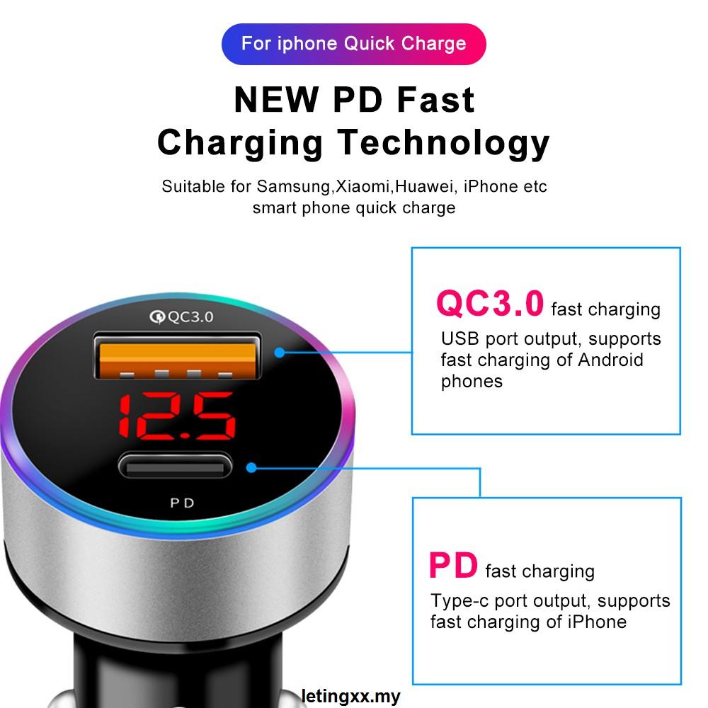 Củ Sạc Nhanh Usb 3.0 6A 36W Qc3.0 Cho Iphone 12 Huawei Xiaomi Type C