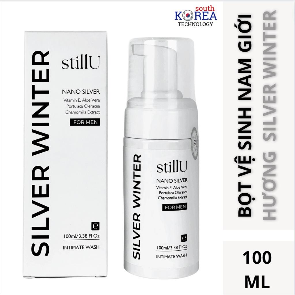 Combo dung dịch vệ sinh nam nữ tạo bọt, dung dịch vệ sinh nam nữ Silver Winter 100ml &amp; Magical Moment 100ml