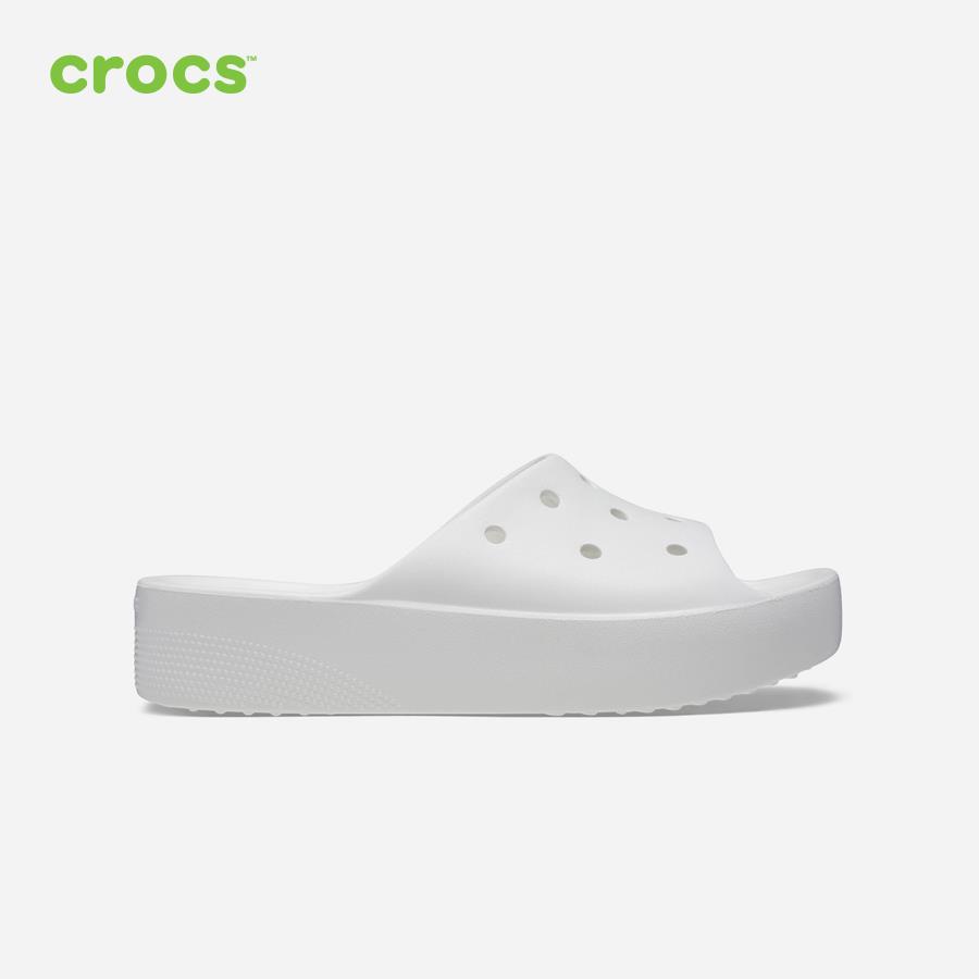 Dép quai ngang nữ Crocs Classic Platform - 208180-100