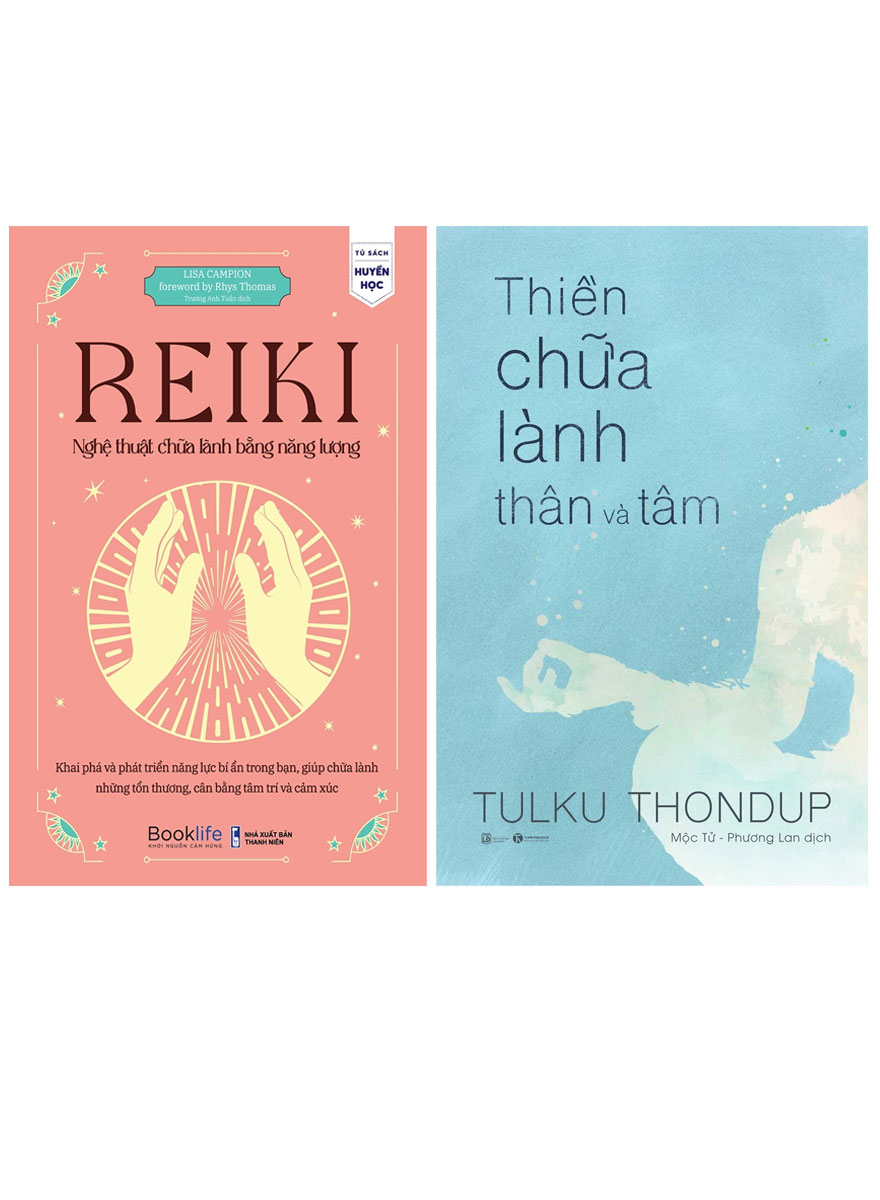 Combo Reiki - Nghệ Thuật Chữa Lành Bằng Năng Lượng + Thiền Chữa Lành Thân Và Tâm (Bộ 2 Cuốn) _1980