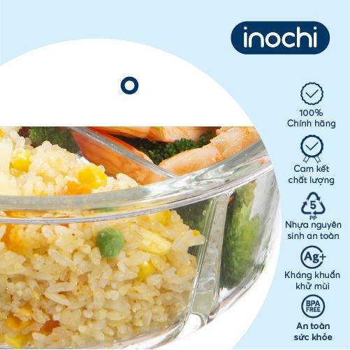 Hộp thuỷ tinh tròn Inochi - Nikko 950 ml