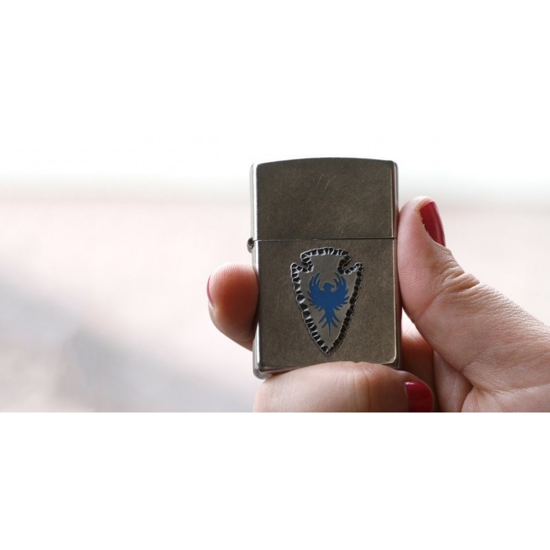 Bật Lửa Zippo Arrowhead Emblem Street Chrome 29101