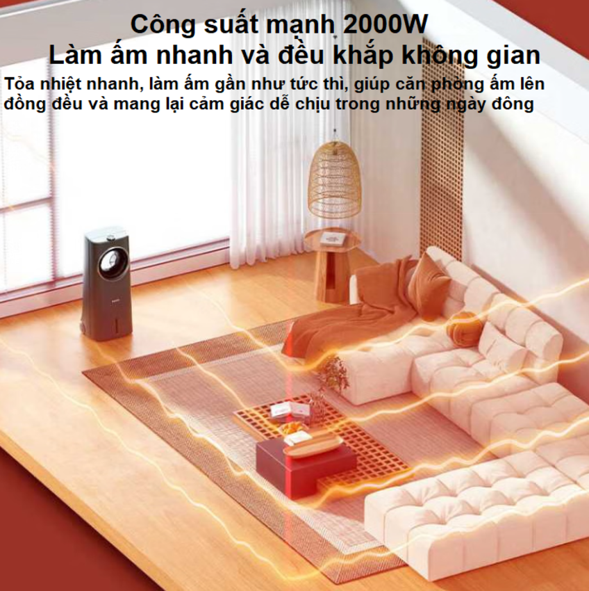 HÀNG CHÍNH HÃNG - Quạt không cánh lọc và khử khuẩn làm mát, phun sương tạo ẩm vào mùa hè. Kiêm máy sưởi ấm và tạo ẩm mùa đông, Serial 4000. Thương hiệu Hà Lan cao cấp Philips - ACR4248X