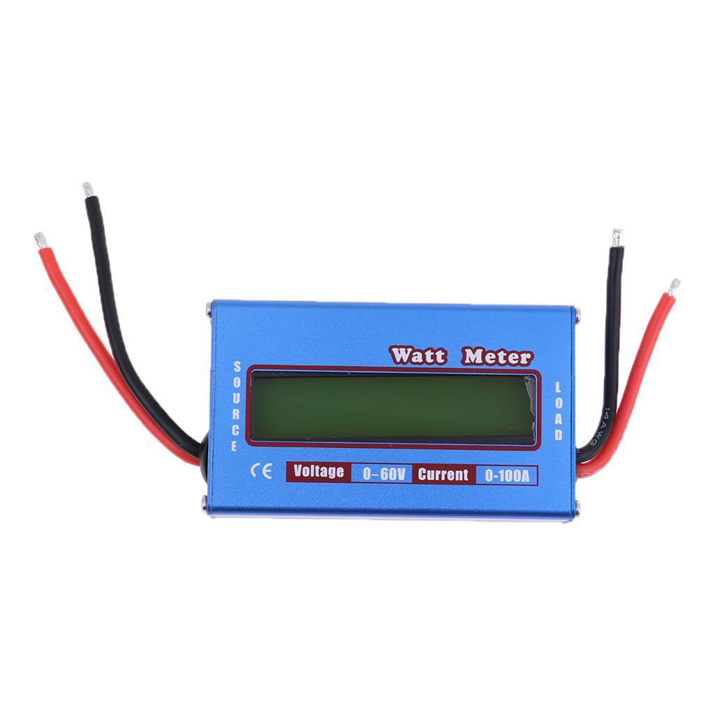 Lovoski LCD Display Battery 60V/100A Watt Voltage Monitor DC Power Analyzer